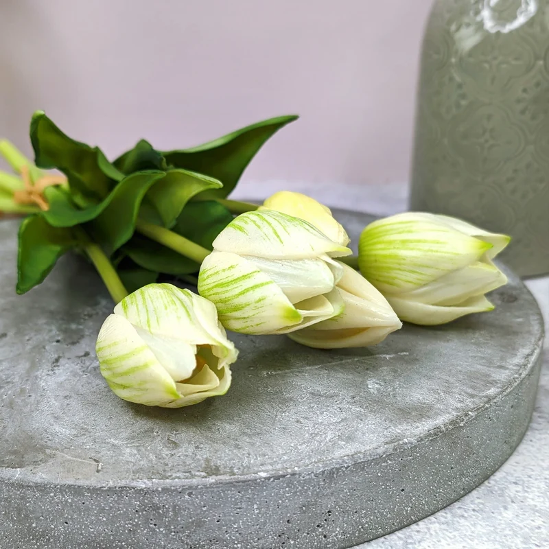 Hochwertiger Kunstblumenstrauß Tulpen in zwei Größen | Nachhaltige Seidenblumen
