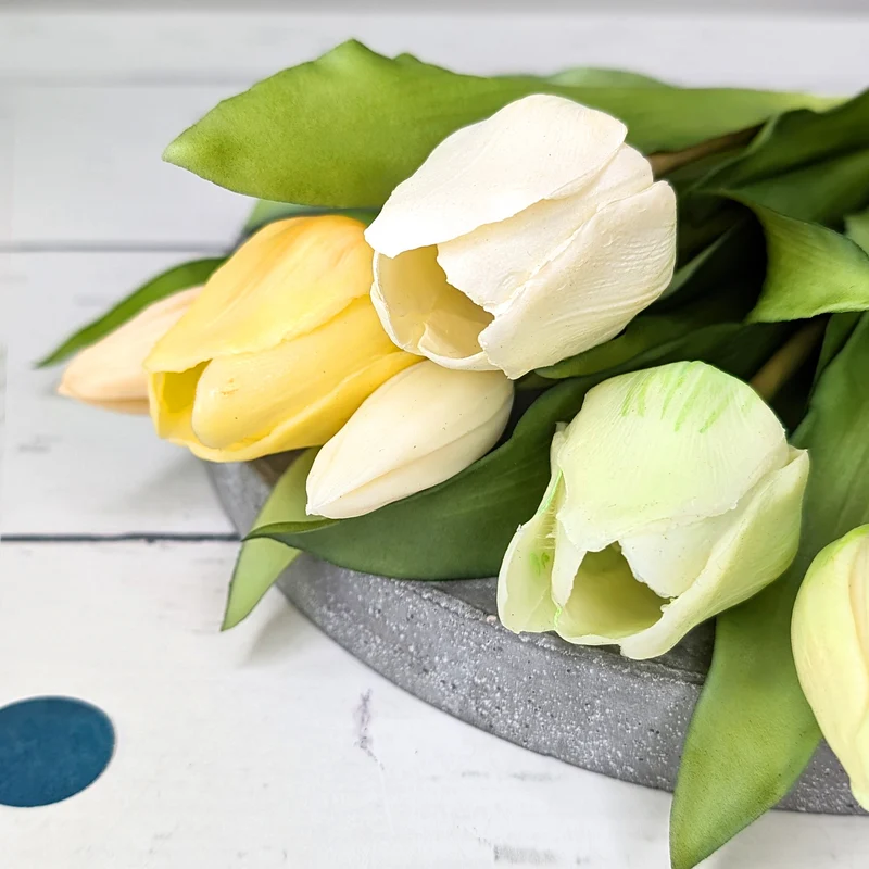Hochwertiger Kunstblumenstrauß Tulpen in zwei Größen | Nachhaltige Seidenblumen