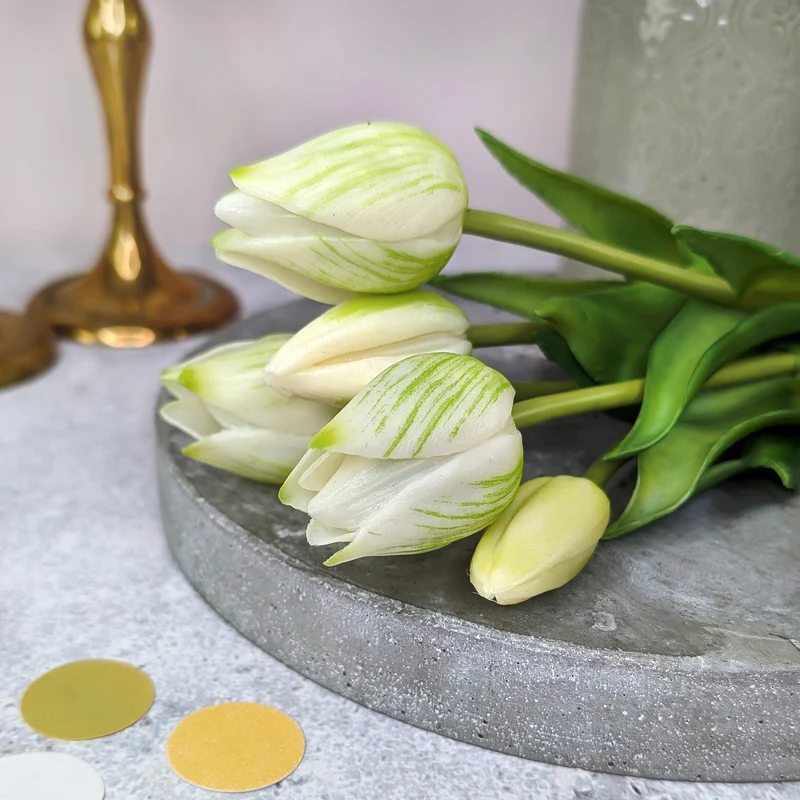 Hochwertiger Kunstblumenstrauß Tulpen in zwei Größen | Nachhaltige Seidenblumen