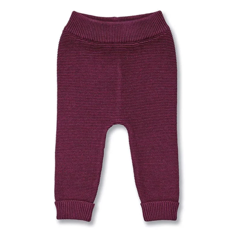 Sense Organics Baby Strickhose Ellioot Bordeaux Melange