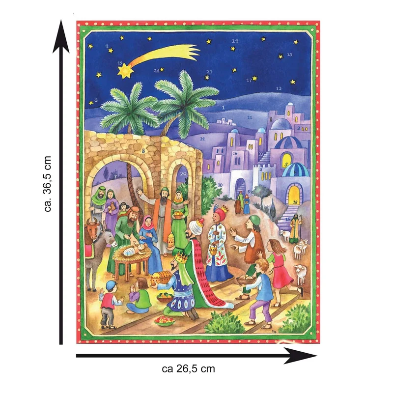 Advent calendar “At the Nativity in Bethlehem”