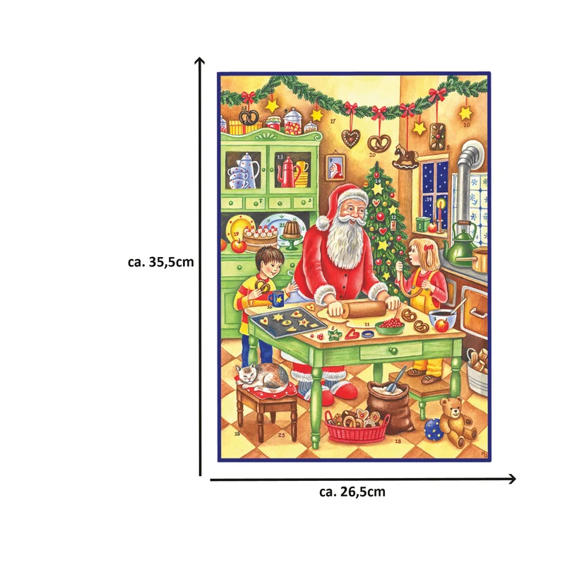Advent calendar “Baking with Santa Claus”