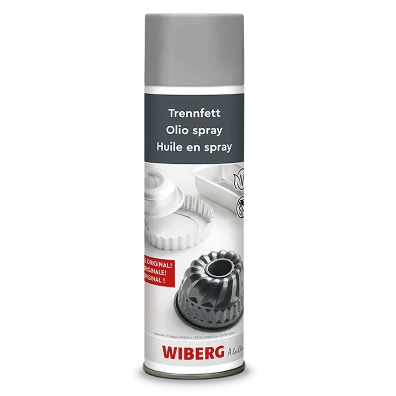 Wiberg Trennfett Spray - Universelles Trennspray, Ölspray für Backformen & Bleche, 441 g