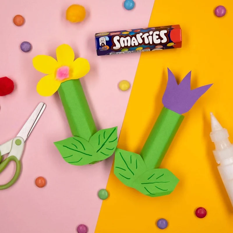 Nestlé SMARTIES Hexagon-Rolle, bunte Schokolinsen aus Milchschokolade, 24er Pack (24 x 38g)