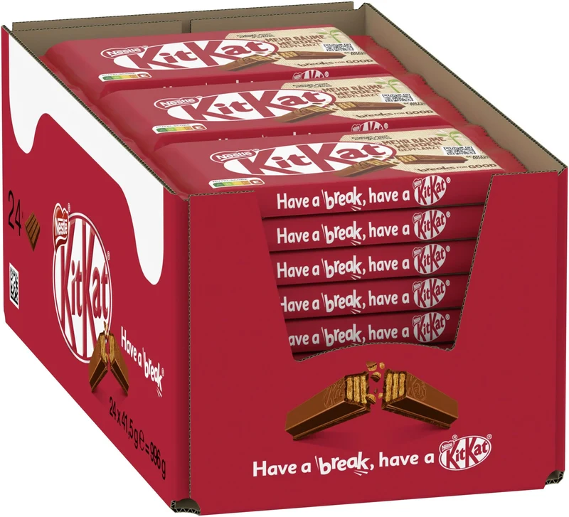 Nestlé KitKat Classic Schokoriegel 24er Pack (24x41,5g)