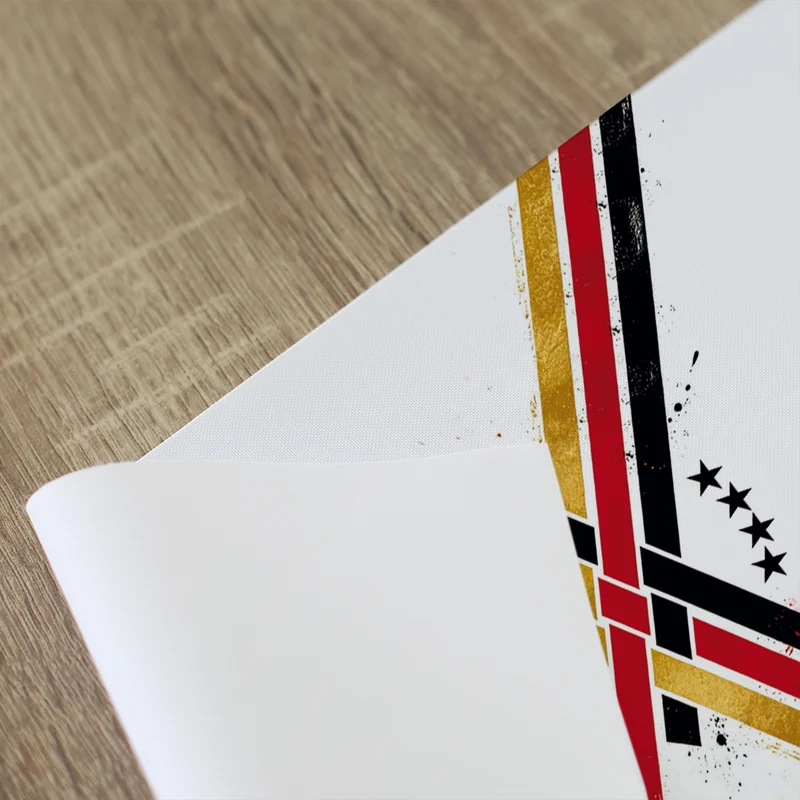 Fußball Tischläufer personalisiert mit Wunschtext | Deutschland Tisch Deko für WM, EM & Public Viewing