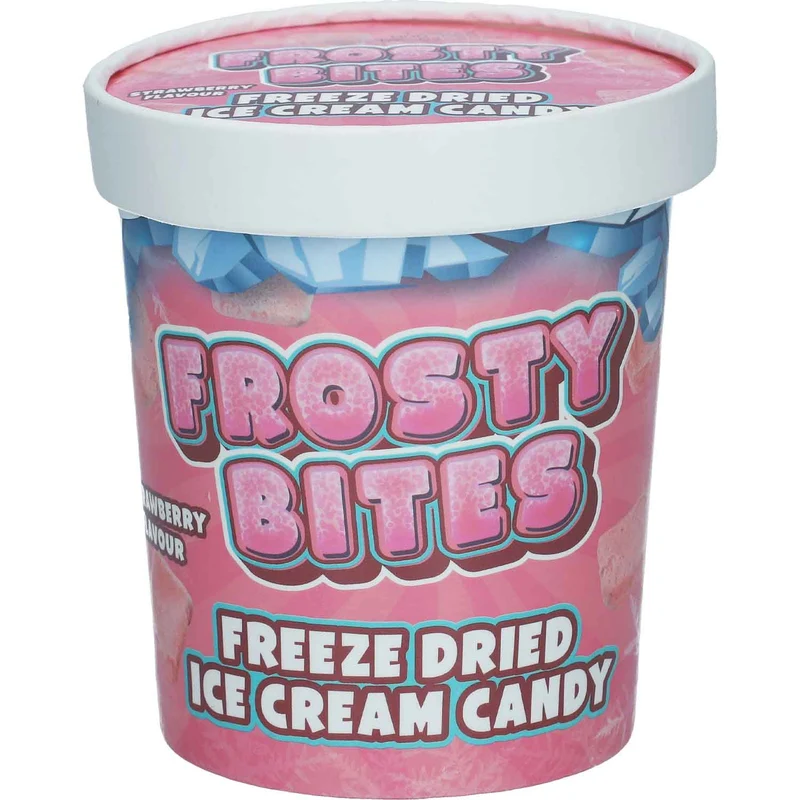 Frosty Bites Freeze Dried Candy Ice Cream Strawberry 40g