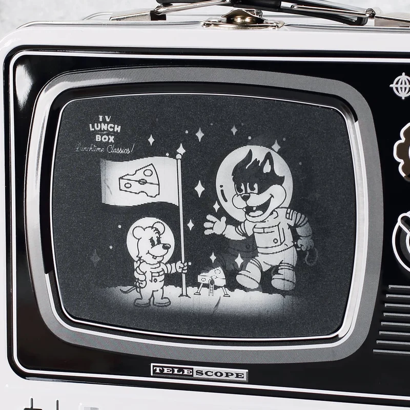 TV Lunch Box - 3D-Wackelbild Space