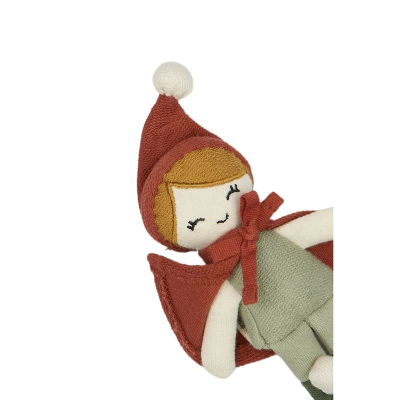 Weihnachts-Elf Wichtelfreund 12 cm, Bio Baumwolle