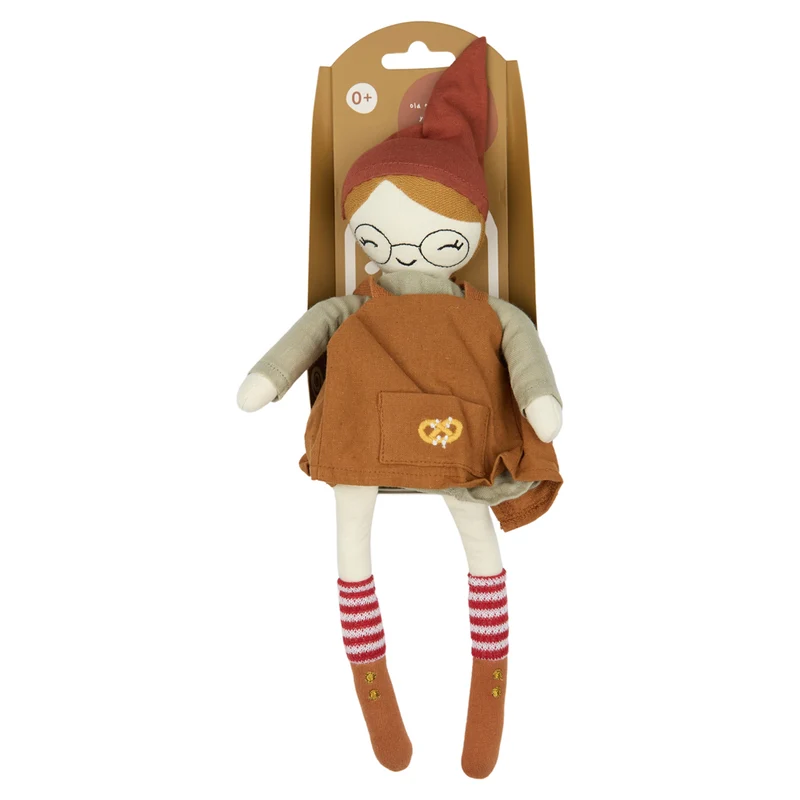 Weihnachts-Elf Stoffpuppe 30 cm, Oma oder Opa