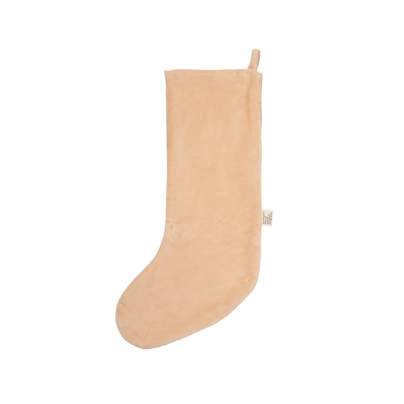 Weihnachtsstrumpf Tier 40 x 18 cm, Bio Baumwolle