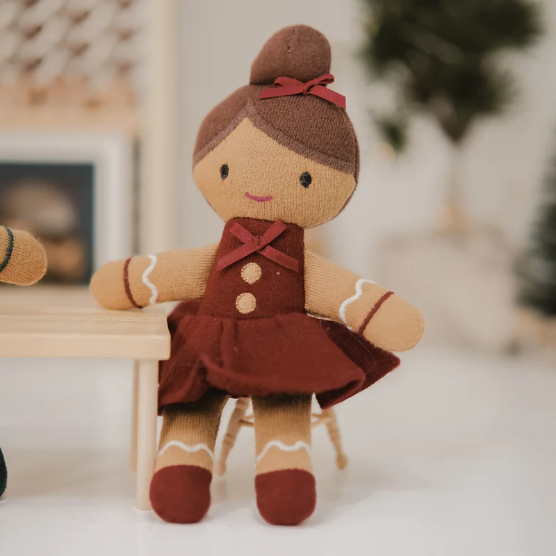Lebkuchen Püppchen 14 cm, Bio Baumwolle