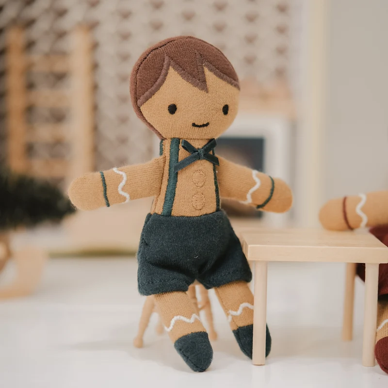 Lebkuchen Püppchen 14 cm, Bio Baumwolle
