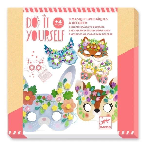 Djeco Do it yourself Mosaik Masken zum Dekorieren