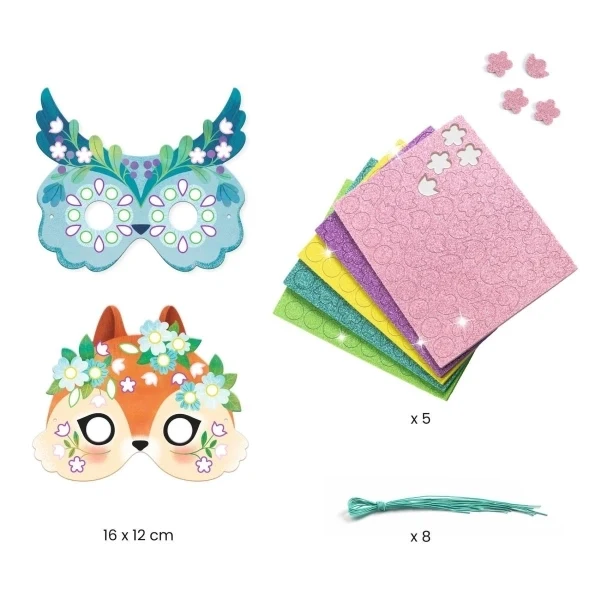 Djeco Do it yourself Mosaik Masken zum Dekorieren