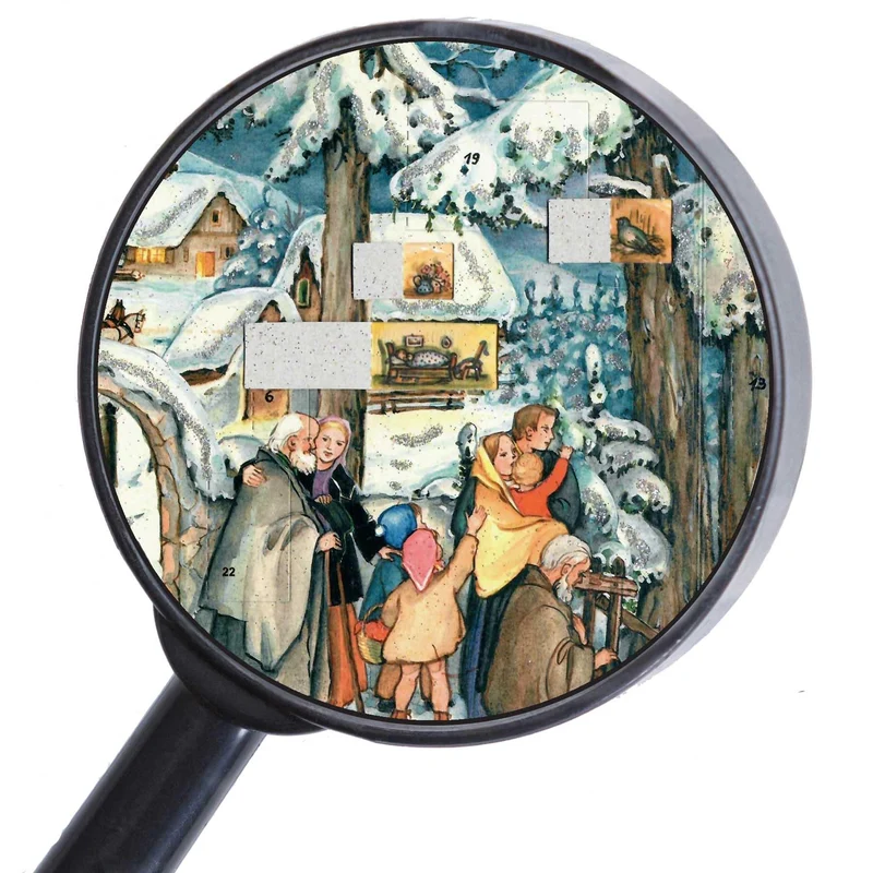 Panorama Advent calendar “At the Stable”
