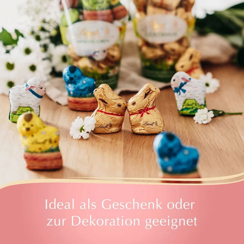 Lindt Schokolade Mini Goldhasen | 200 g | 20 x 10 g