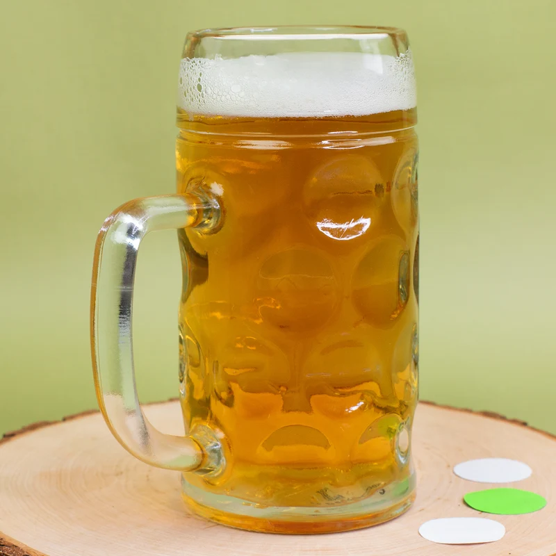 Bierseidel personalisiert mit Name und Brezel Motiv | Maßkrug 1l, Bierkrug 500ml & Schnapsglas