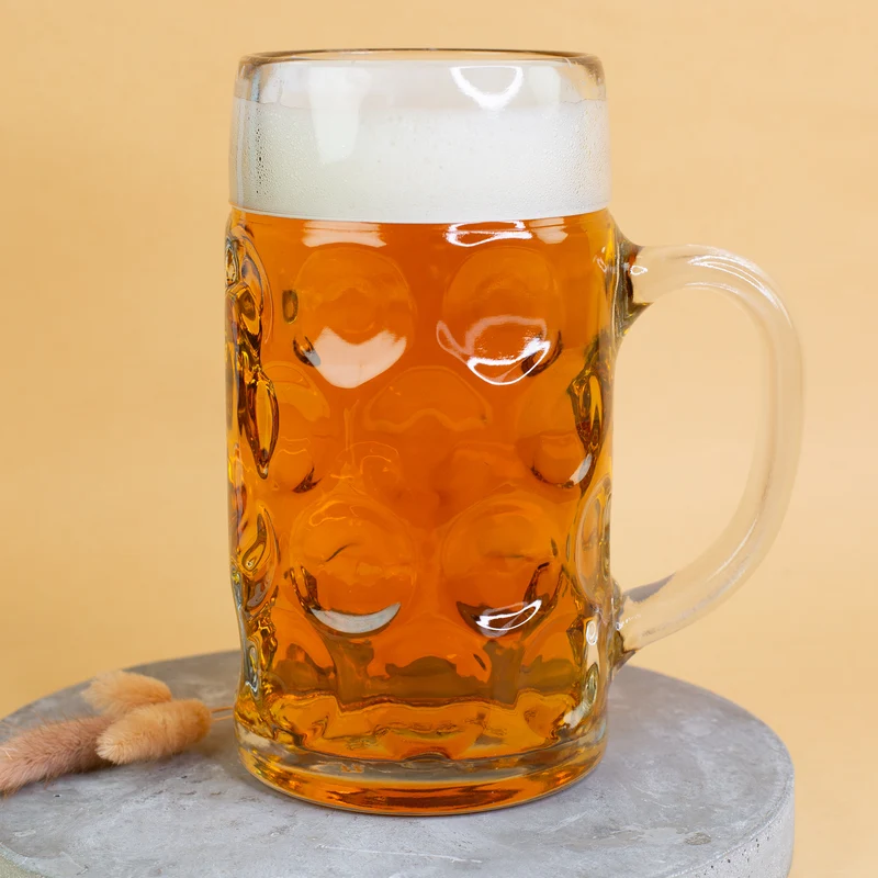Personalisierter Bierseidel für Bierkenner mit Name | Bierkrug & Schnapsglas in 3 Größen