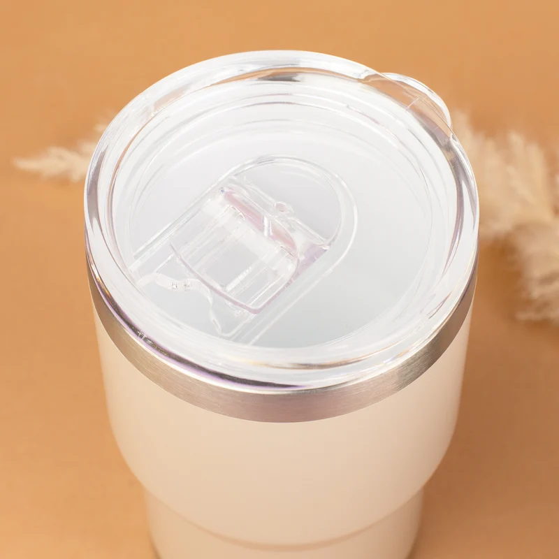 Thermobecher mit Spruch - Einatmen Ausatmen Lächeln | Coffee to Go & Reise Becher als Geschenk
