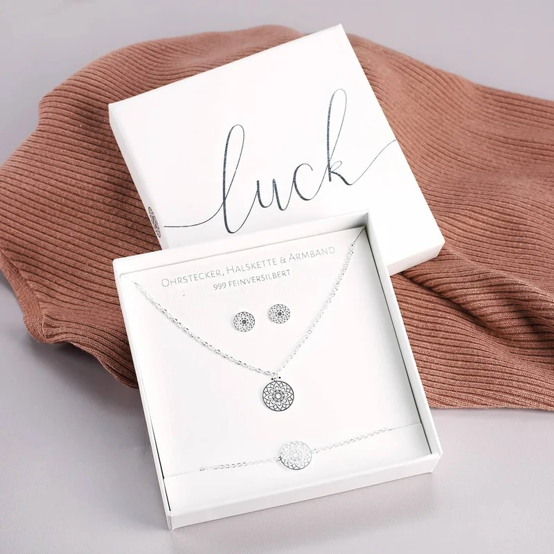 Schmuck-Geschenkset - Mandala des Glücks