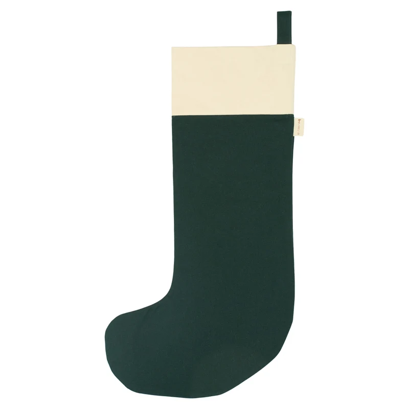 Weihnachtsstrumpf Nikolausstrumpf 50 cm, Bio Baumwolle