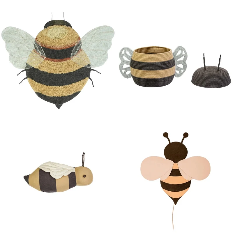 Set - Bienen-Deko im Kinderzimmer