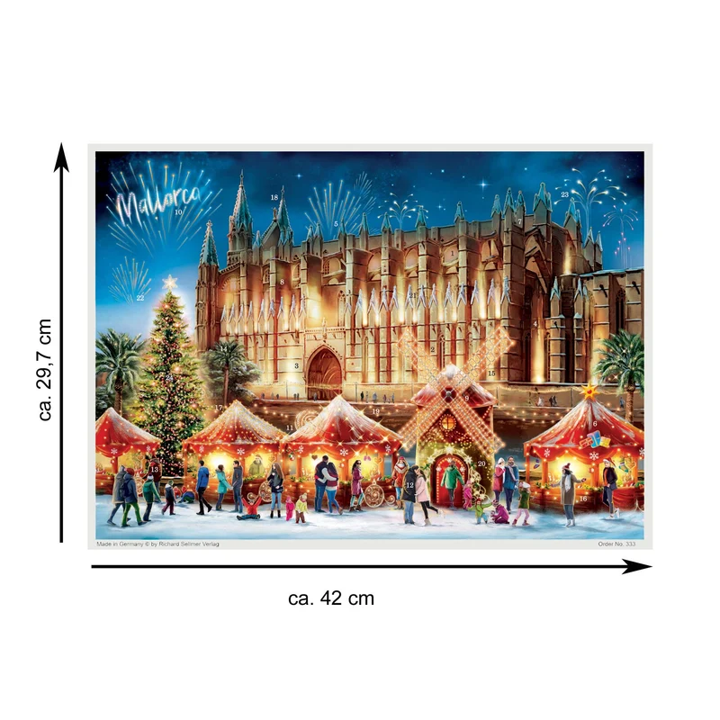 Advent calendar “Palma Cathedral, Mallorca”