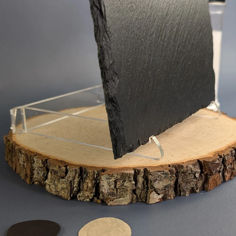 Ständer für Schieferplatten | Acrylaufsteller
