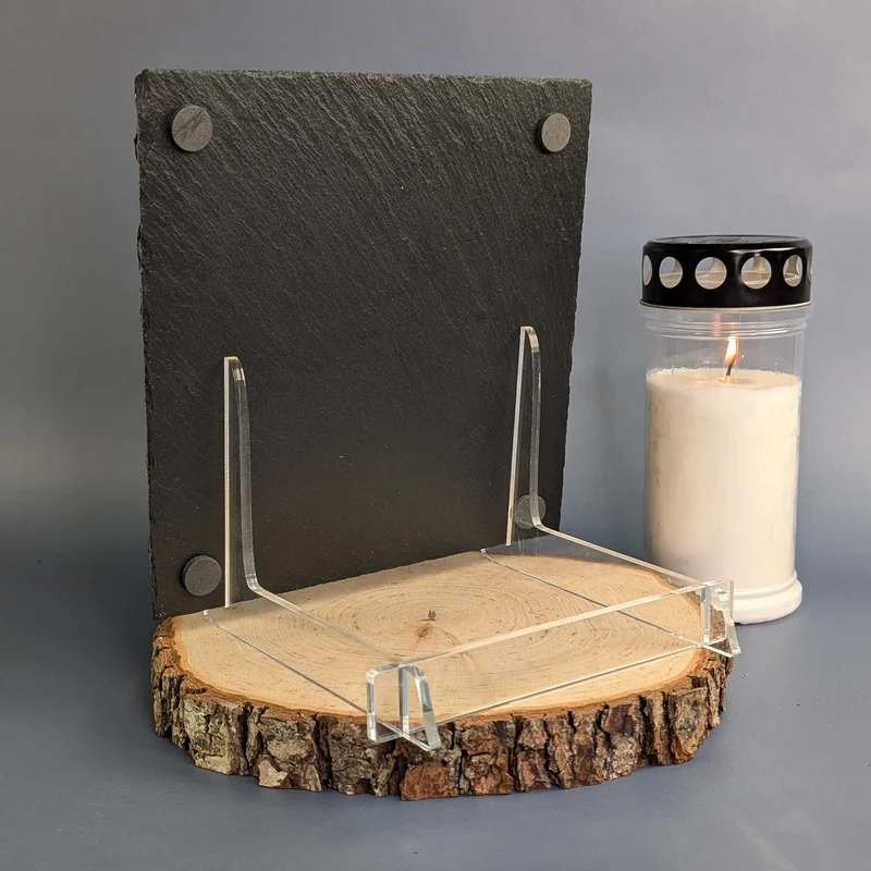 Ständer für Schieferplatten | Acrylaufsteller