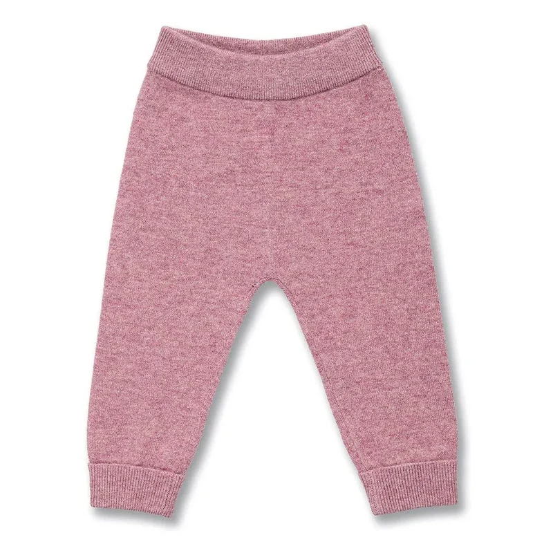 Sense Organics Baby Strickleggings PABLO Mauve Melange