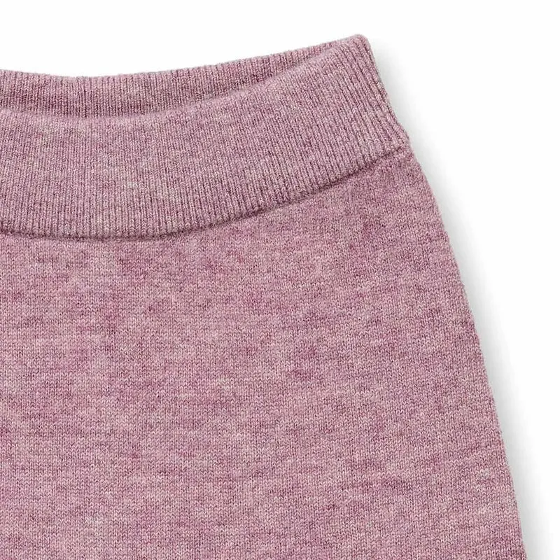 Sense Organics Baby Strickleggings PABLO Mauve Melange
