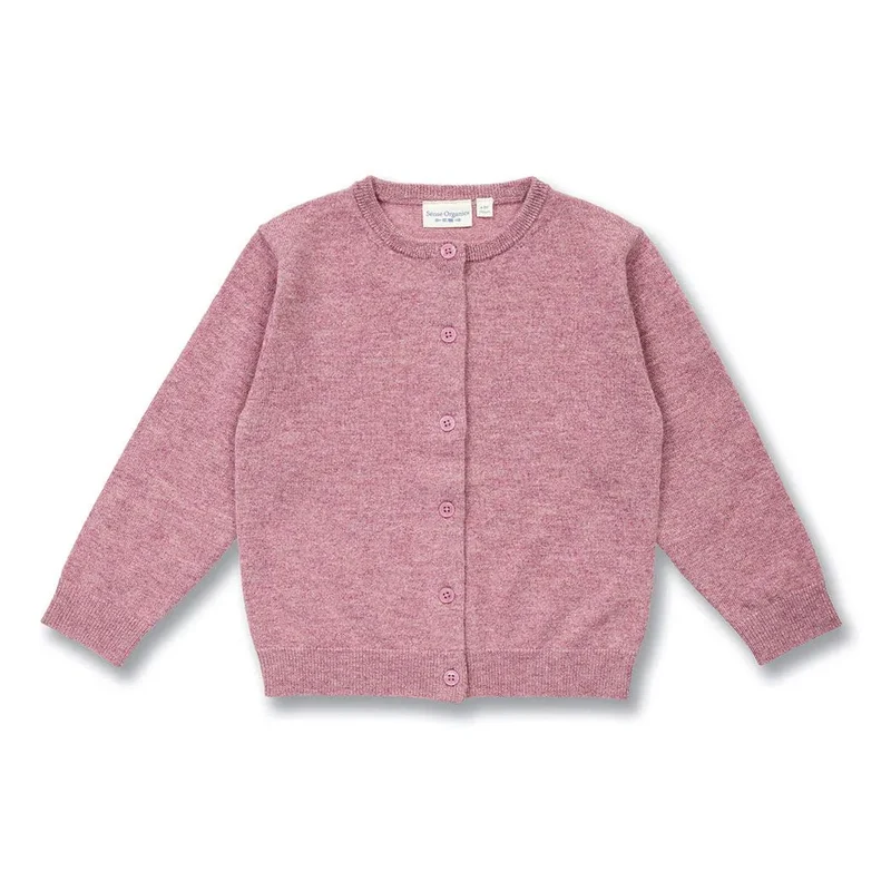 Sense Organics Cardigan VALISSA Mauve Melange