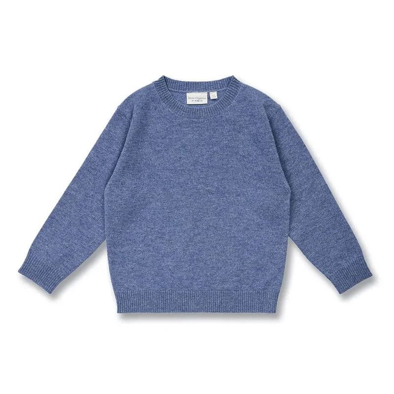 Sense Organics Pullover IKE Denim Melange