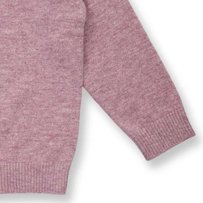 Sense Organics Pullover IKE Mauve Melange