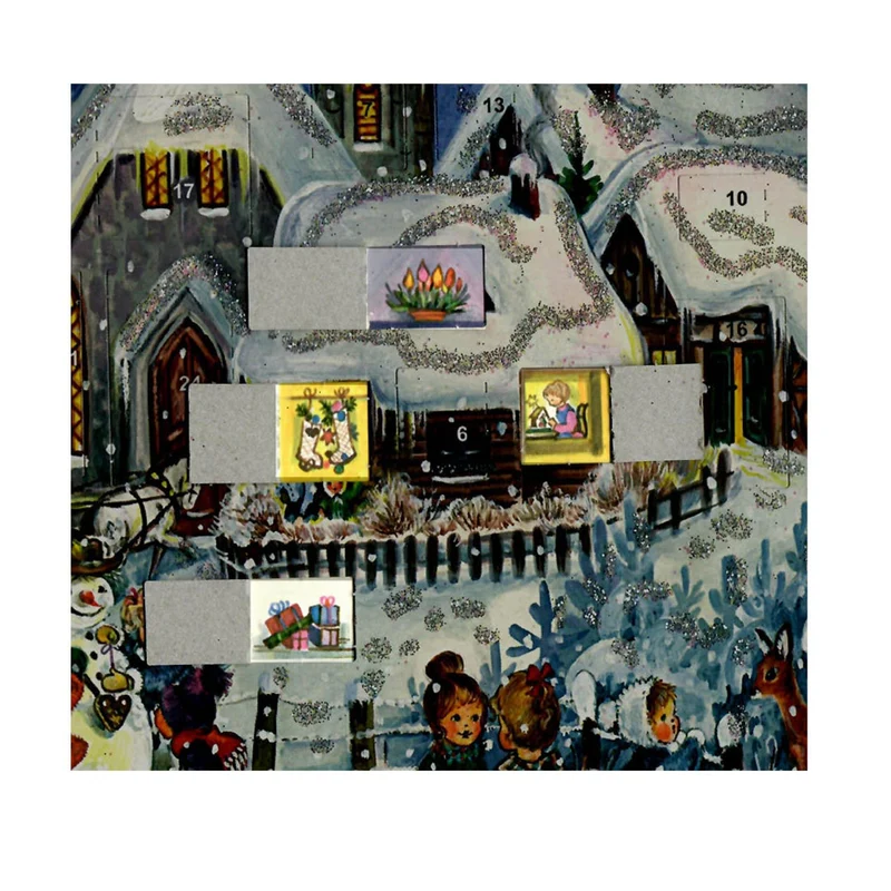 A4 Advent calendar “It’s Snowing”