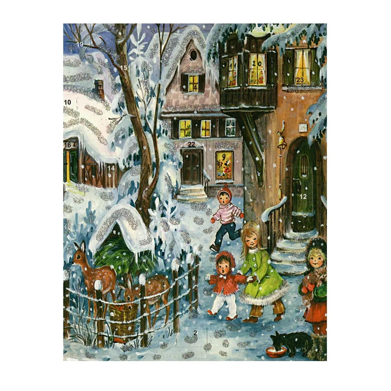 A4 Advent calendar “It’s Snowing”