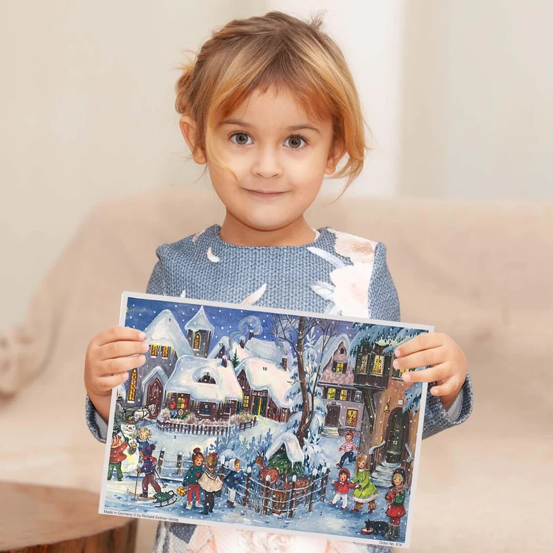 A4 Advent calendar “It’s Snowing”