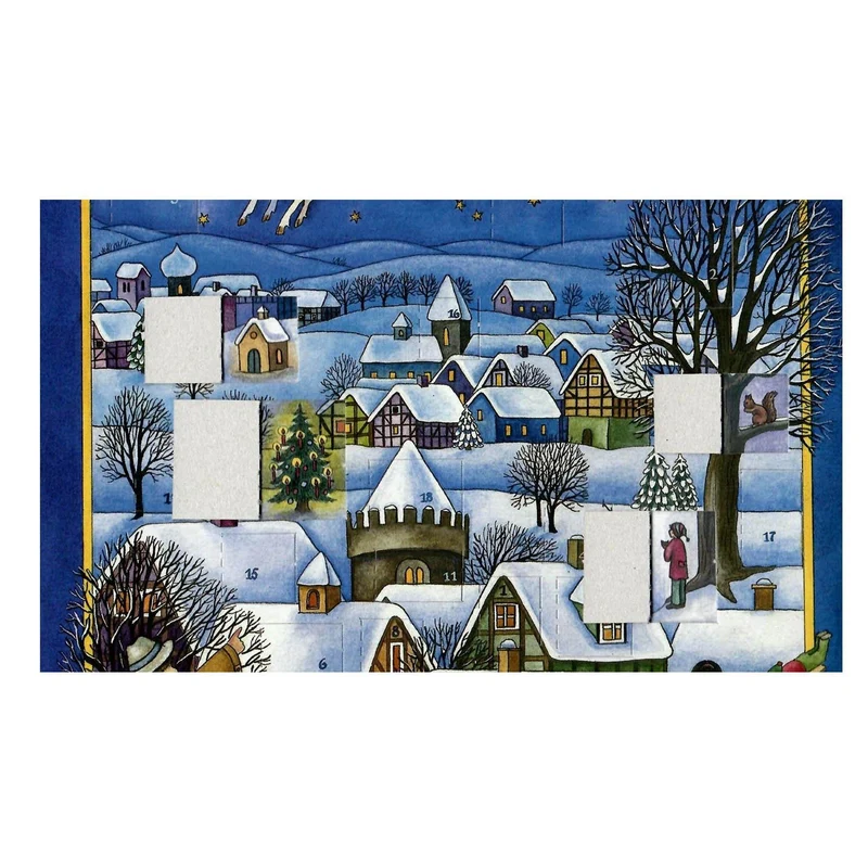 A4 Advent calendar “Saint Nicholas Is Coming”