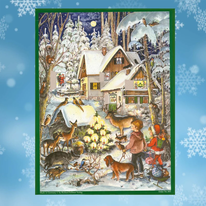 A4 Advent calendar “Winter with the Animals”