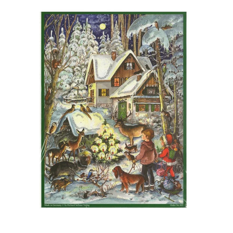 A4 Advent calendar “Winter with the Animals”