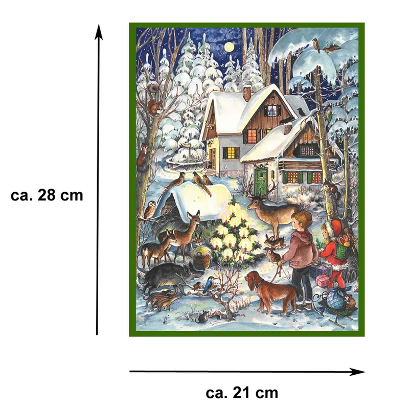 A4 Advent calendar “Winter with the Animals”
