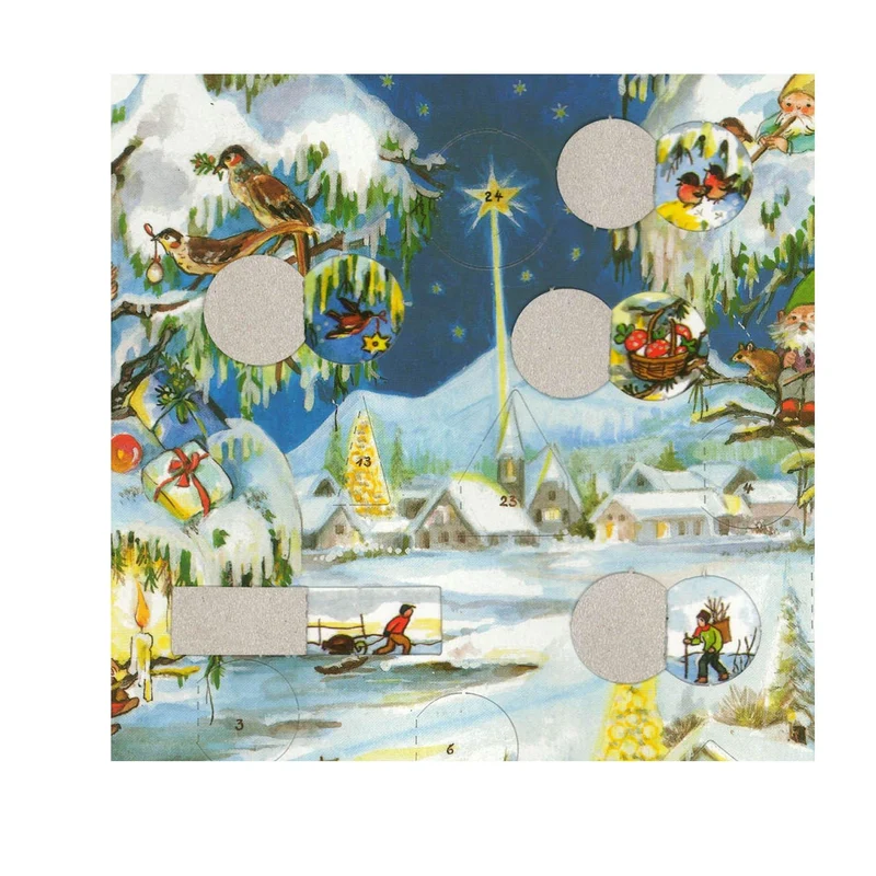 A4 Advent calendar “Winter Village”