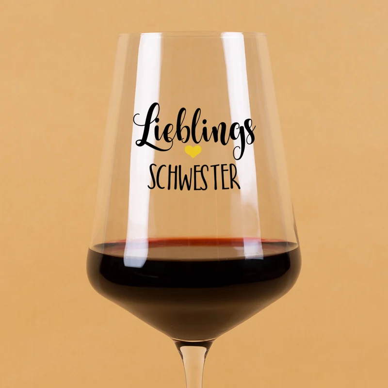 Personalisiertes Leonardo Weinglas für Lieblingsmenschen mit Herz | Geschenkidee für besondere Anlässe