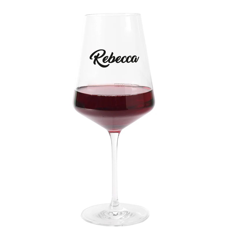 Personalisiertes Weinglas mit Name von Leonardo | Geschenkidee zum Geburtstag und für Weinliebhaber