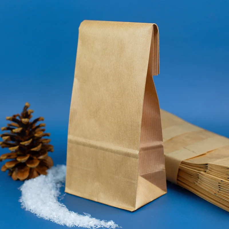 24er Set Blockbodenbeutel für DIY Adventskalender | Papiertüten zum Basteln