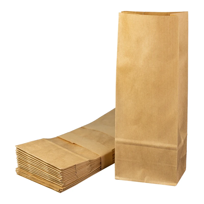 24er Set Blockbodenbeutel für DIY Adventskalender | Papiertüten zum Basteln