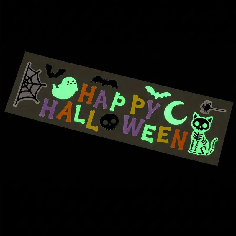 Halloween - Window Glow Fensterbild - Happy Halloween