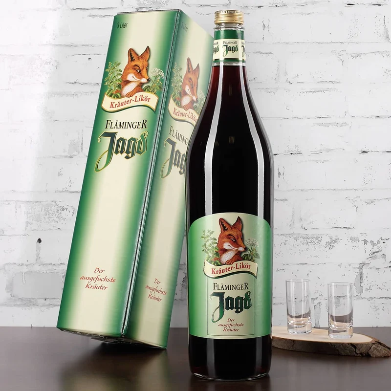 Magnumflasche Kräuterlikör 3,0l Flaeminger Jagd