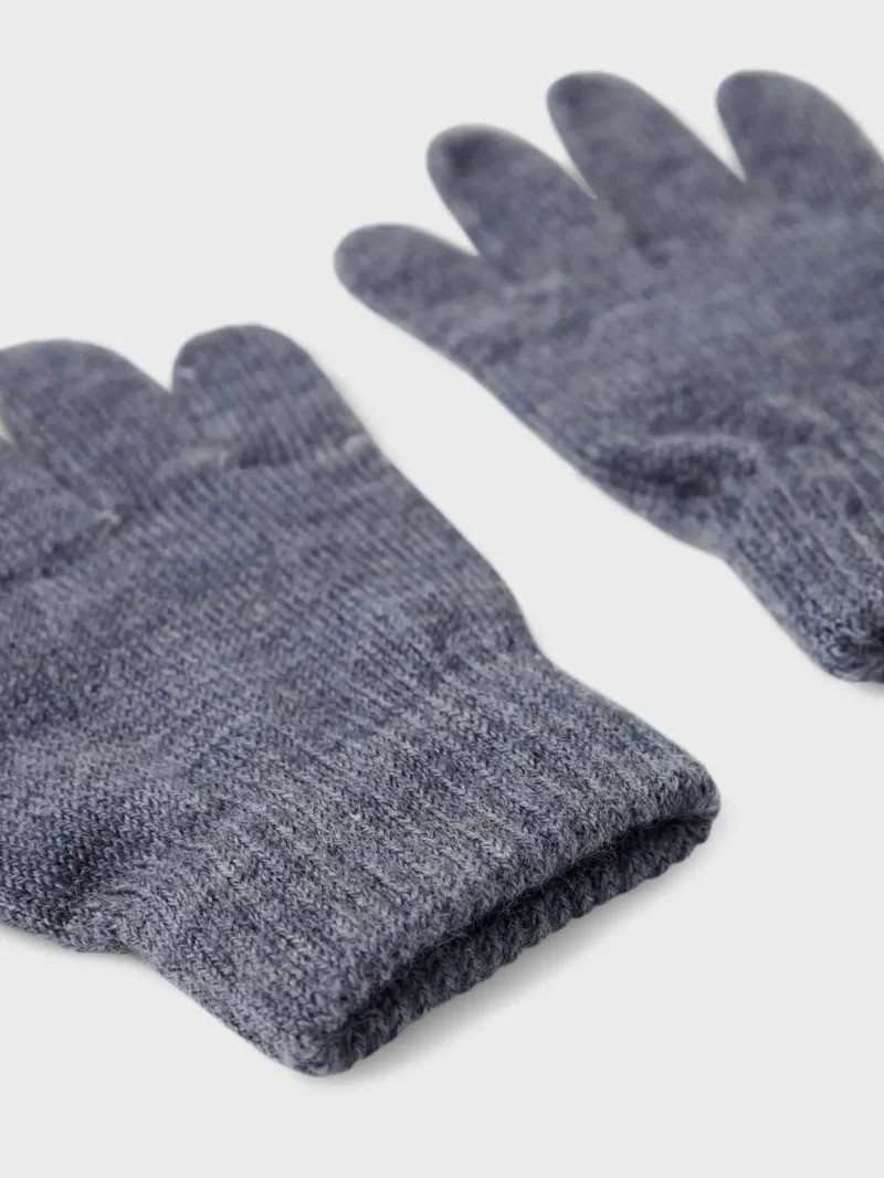name it Handschuhe mit Merinowolle (nmmwholla) dunkelgrau